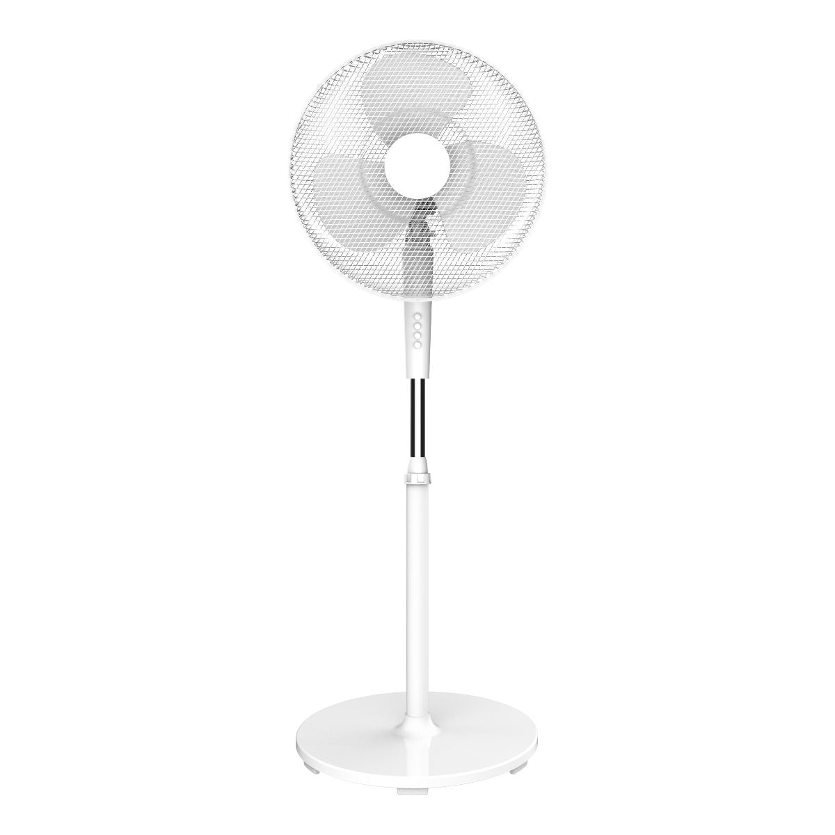 Ventilateur silencieux oscillant 45W Ø40cm 3 vitesses - Blanc - DiO
