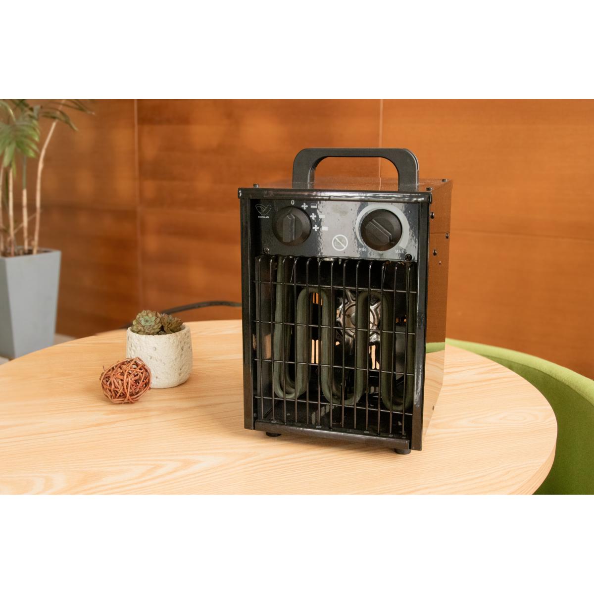Radiateur soufflant chantier 3000W - noir - DiO