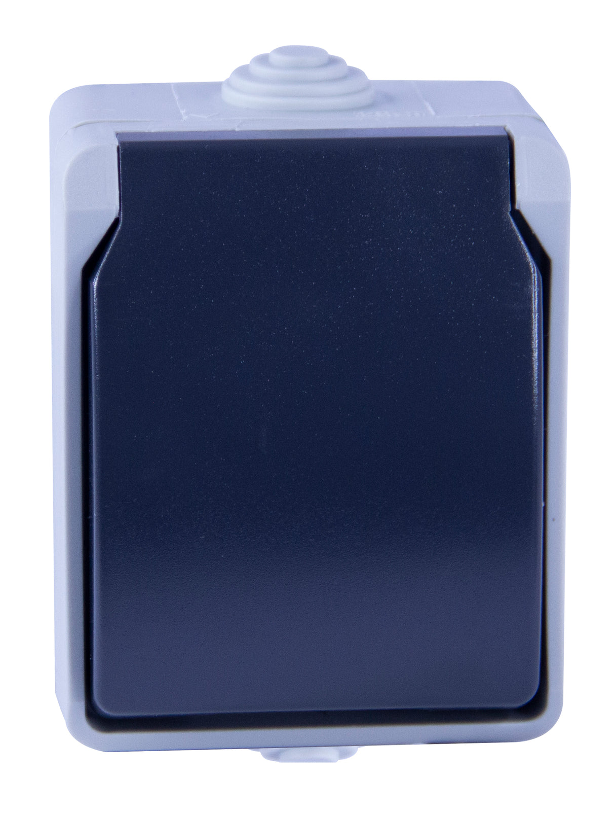Prise 2P+T en saillie Aquatop IP54 - gris et blanc - Dio