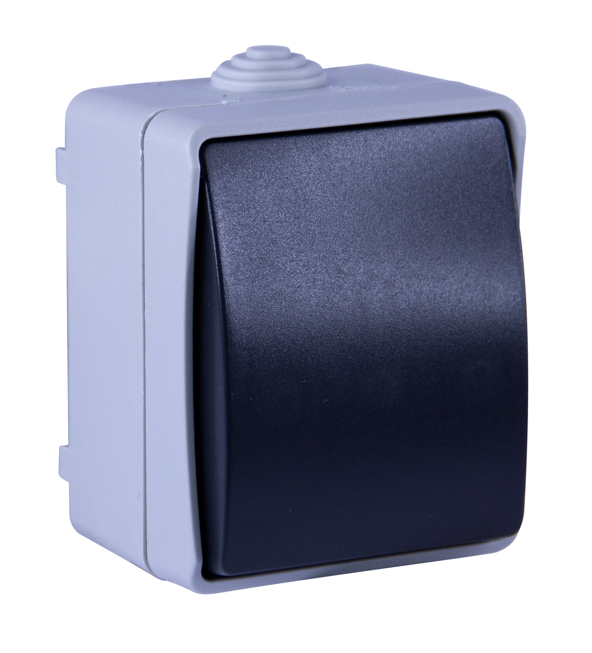 Poussoir en saillie Aquatop IP54 - gris et blanc - Dio