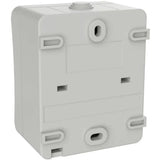 Interrupteur va et vient en saillie Aquatop IP54 - gris et blanc - Dio