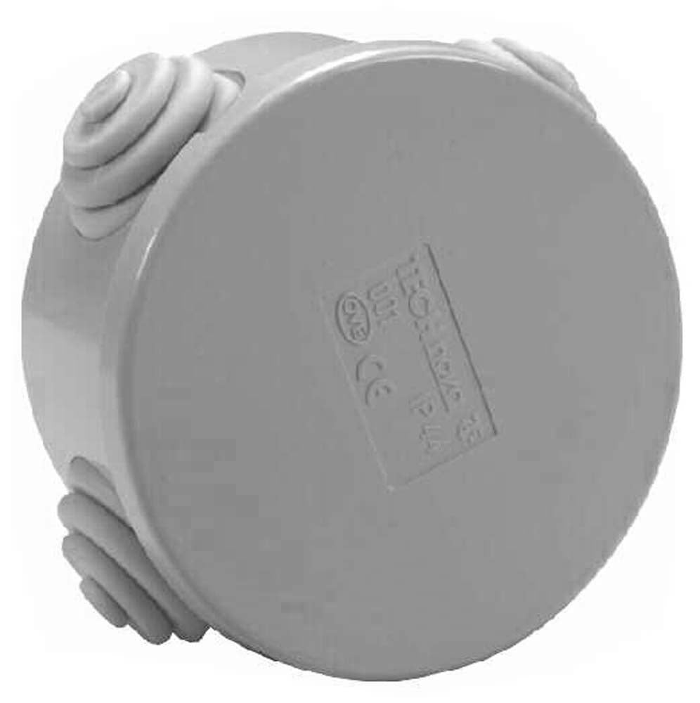 Lot de 3 boîtes de dérivation rondes étanches Ø65x35mm - IP44 - Dio