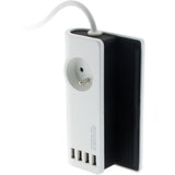 Dock chargeur de bureau USB + prise 2P+T 16A - Voltman