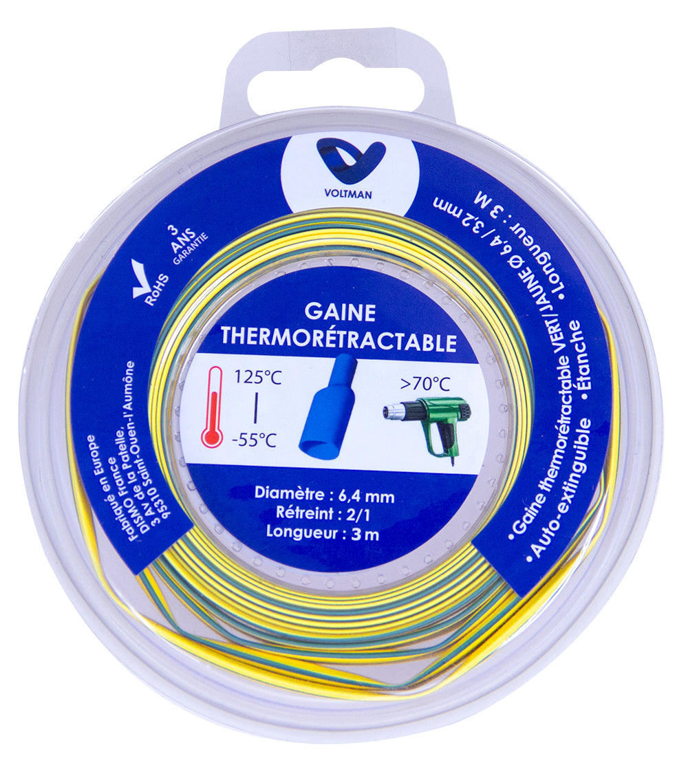 Gaine thermorétractable 5m Voltman