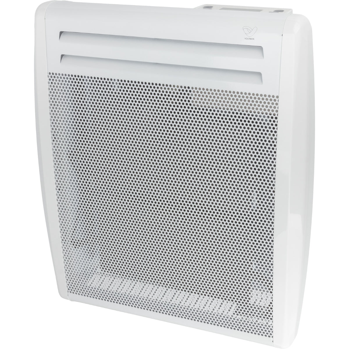 Chauffage électrique rayonnant Blanc 500W - thermostat intégré - Voltman