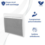Chauffage électrique panneaux rayonnants 500 à 2000W - Voltman