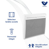 Chauffage électrique panneaux rayonnants 500 à 2000W - Voltman