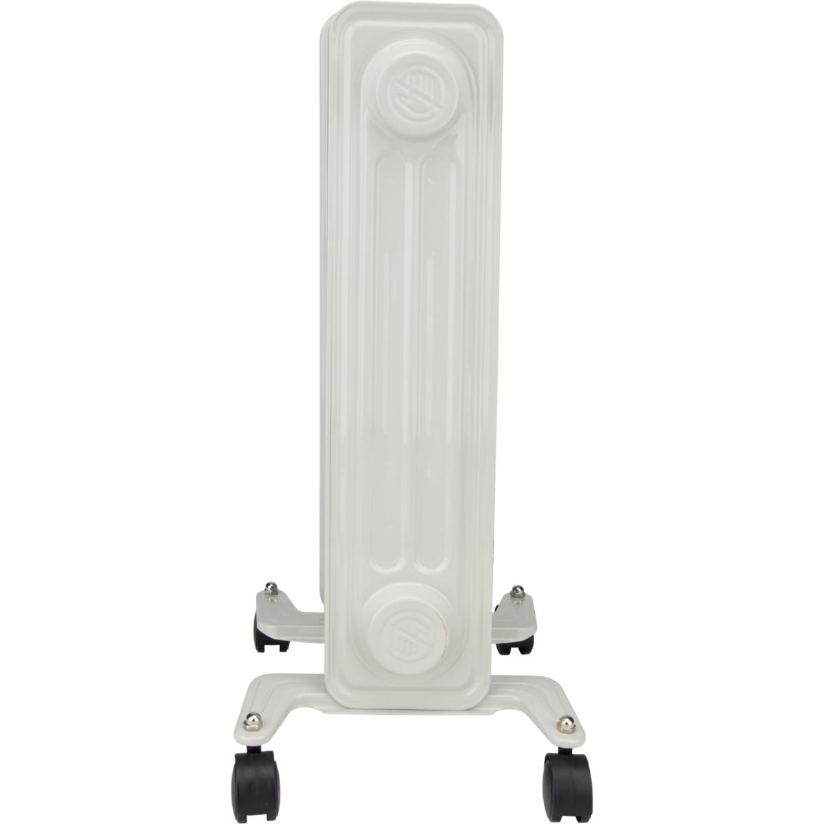 Radiateur mobile bain d'huile - blanc - Voltman