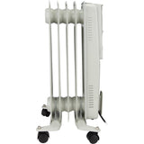 Radiateur mobile bain d'huile - blanc - Voltman