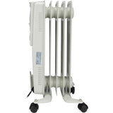 Radiateur mobile bain d'huile 1000 à 2500W - blanc - Voltman