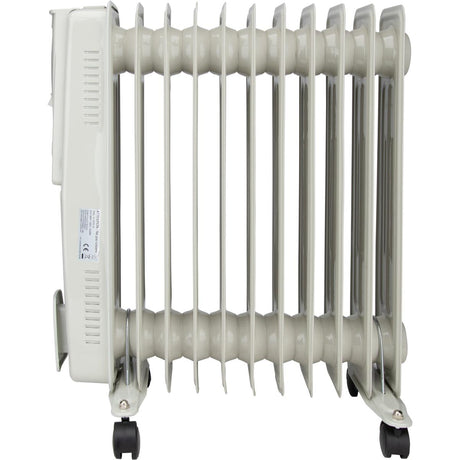 Radiateur mobile bain d'huile Mobioil 1500W 3 niveaux de chauffe - Voltman