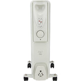 Radiateur mobile bain d'huile - blanc - Voltman