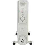 Radiateur mobile bain d'huile - blanc - Voltman