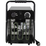 Chauffage soufflant professionnel 1500/3000W acier inoxydable - Voltman