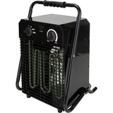 Chauffage soufflant professionnel 1500/3000W acier inoxydable - Voltman