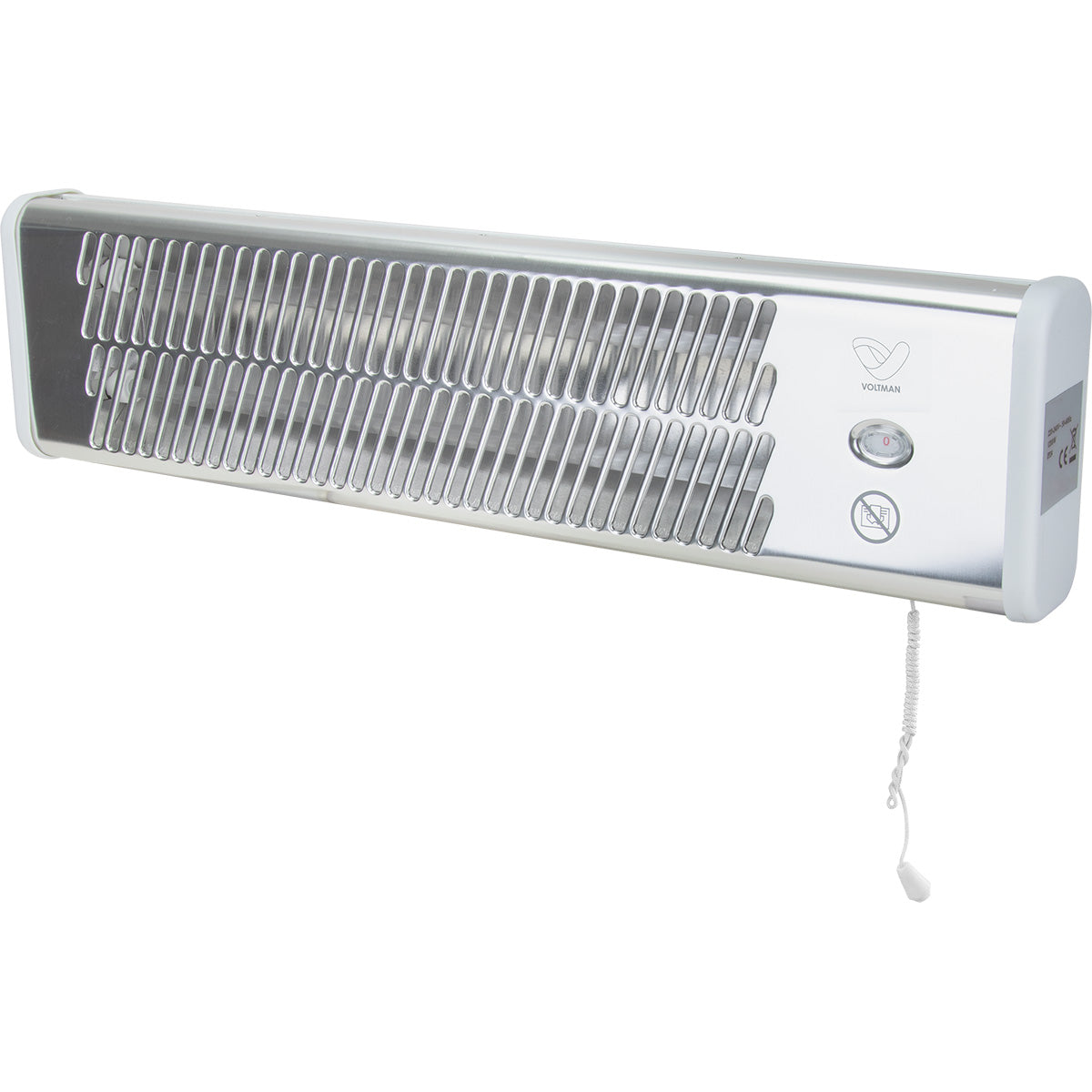 Réglette murale infrarouge pour salle de bain 1200W IPX4 - Voltman