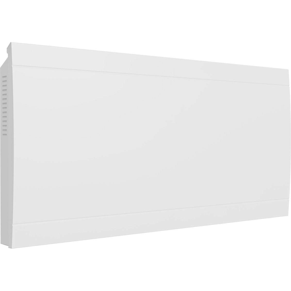 Radiateur fonte Wifi 1000 à 2000W - façade acier blanc - Voltman