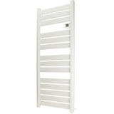 Sèche serviette aluminium 500/750/1500W barres plates - blanc - Voltman