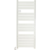 Sèche serviette aluminium 500/750/1500W barres plates - blanc - Voltman