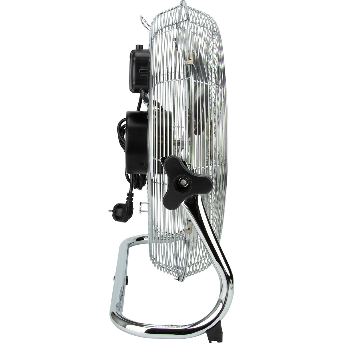 Ventilateur brasseur d'air Ø45cm - 1750m³/h - chrome - Voltman