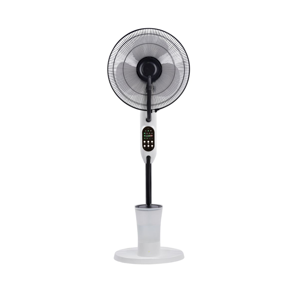 Ventilateur Brumisateur Silencieux et Oscillant - 75W - Blanc 40cm - 3 Vitesses - Voltman