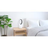 Ventilateur colonne Blanc silencieux et oscillant - 60W - Télécommande 3 vitesses - Voltman