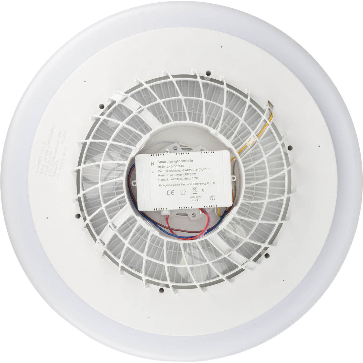 Ventilateur de plafond LED 40W Cosmo Ø55cm - Voltman