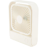 Ventilateur de table rechargeable 15 cm - blanc - Voltman