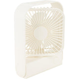 Ventilateur de table rechargeable 15 cm - blanc - Voltman