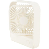 Ventilateur de table rechargeable 15 cm - blanc - Voltman