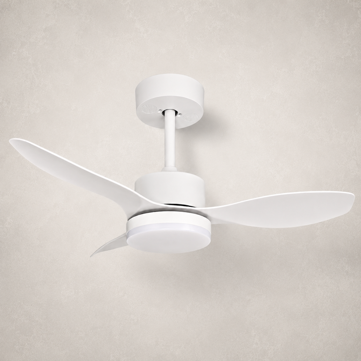 Ventilateur de plafond Ø95 cm blanc - Voltman