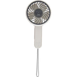 Mini ventilateur à main portable Ø10 cm 2.5W - blanc - Voltman
