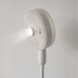 Brumisateur d'air design à roulettes Brizz+ Ø 42 cm - blanc - Voltman