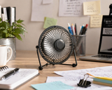 Mini ventilateur de bureau USB Ø13cm - Voltman