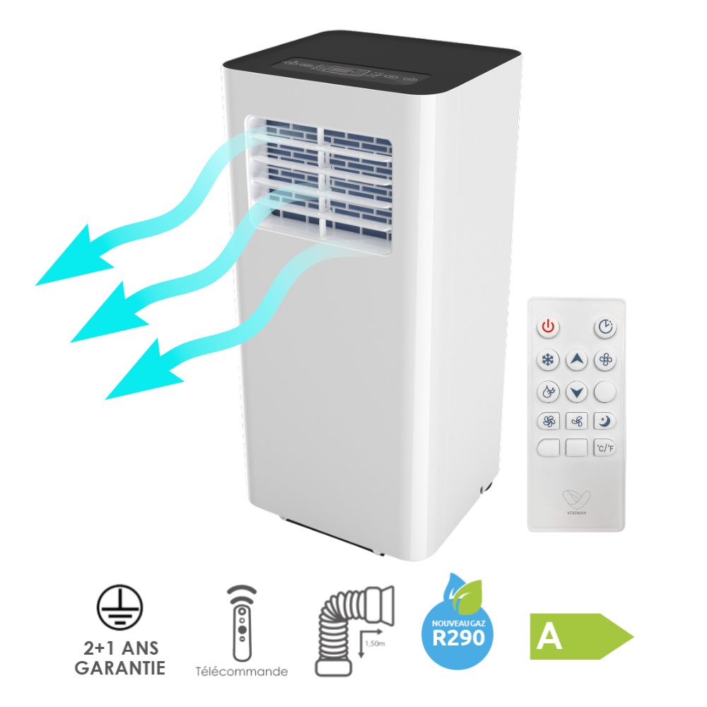 Climatiseur mobile Blizz 3-en1 - Voltman