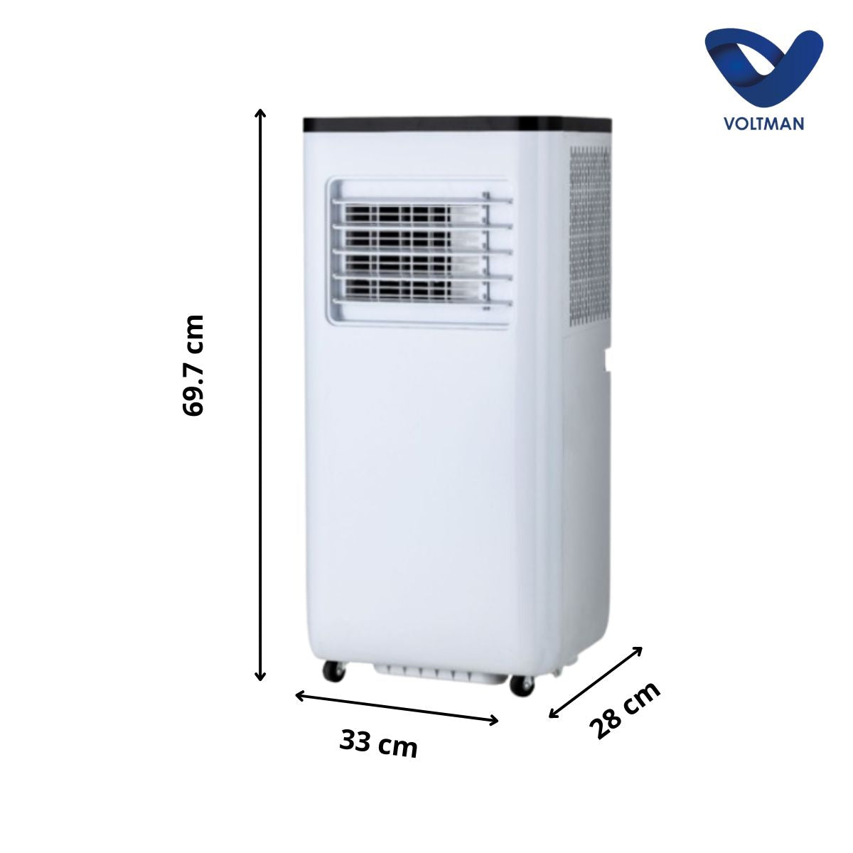 Climatiseur ventilateur déshumidificateur silencieux Classe A - Voltman