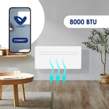 Climatiseur monobloc mural KUB-E+ 8000BTU 500 m³/h 2350 W - Wifi - Voltman