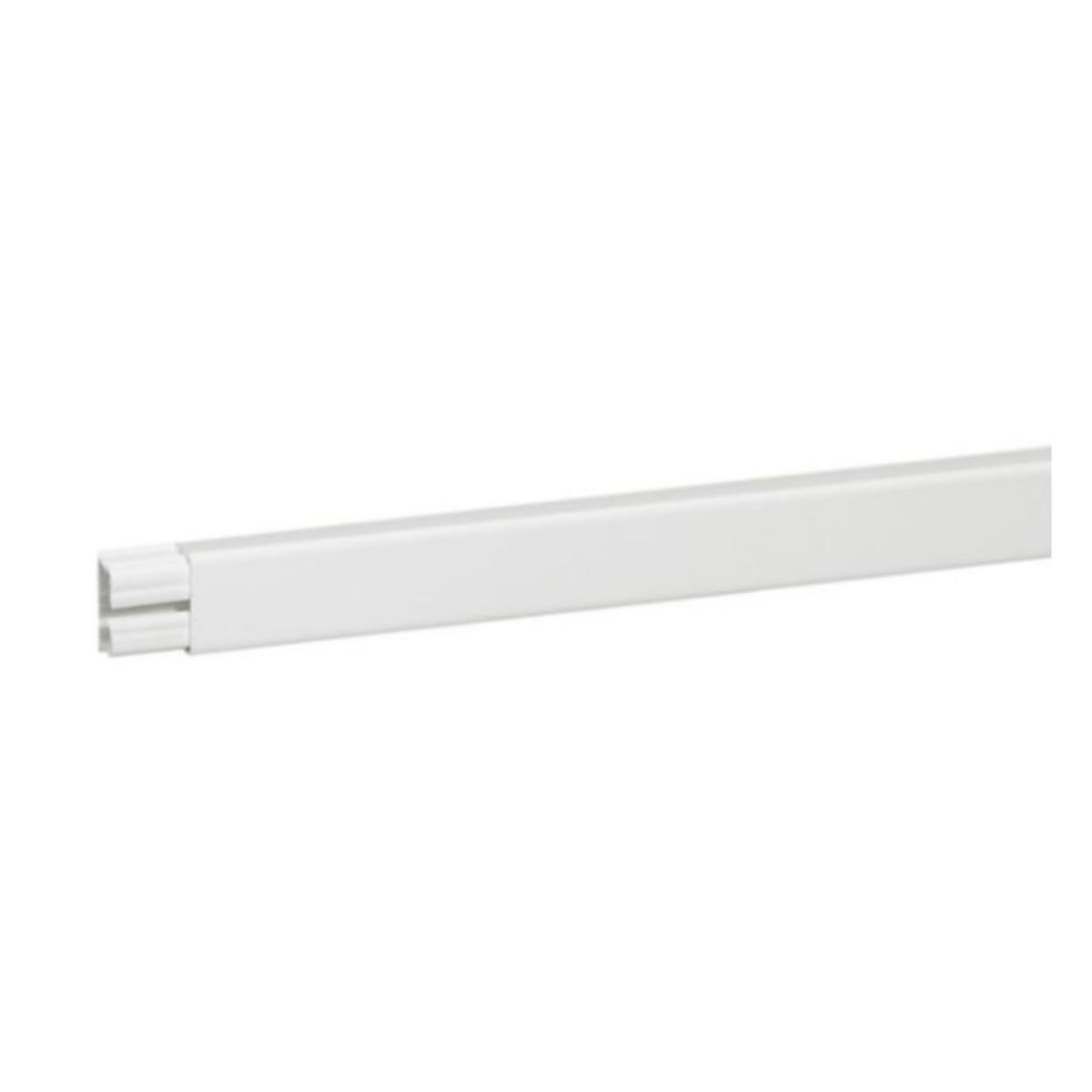 Moulure Blanche de section 20x12,5mm sans cloison - Legrand