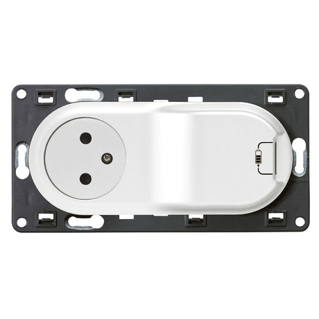Prise affleurante 2P+T USB + boîte encastrement complet - Céliane - Legrand