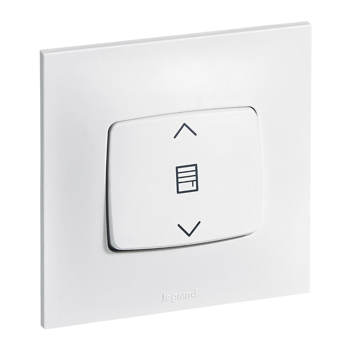 Interrupteur pour volets roulants complet - Neptune - blanc - Legrand