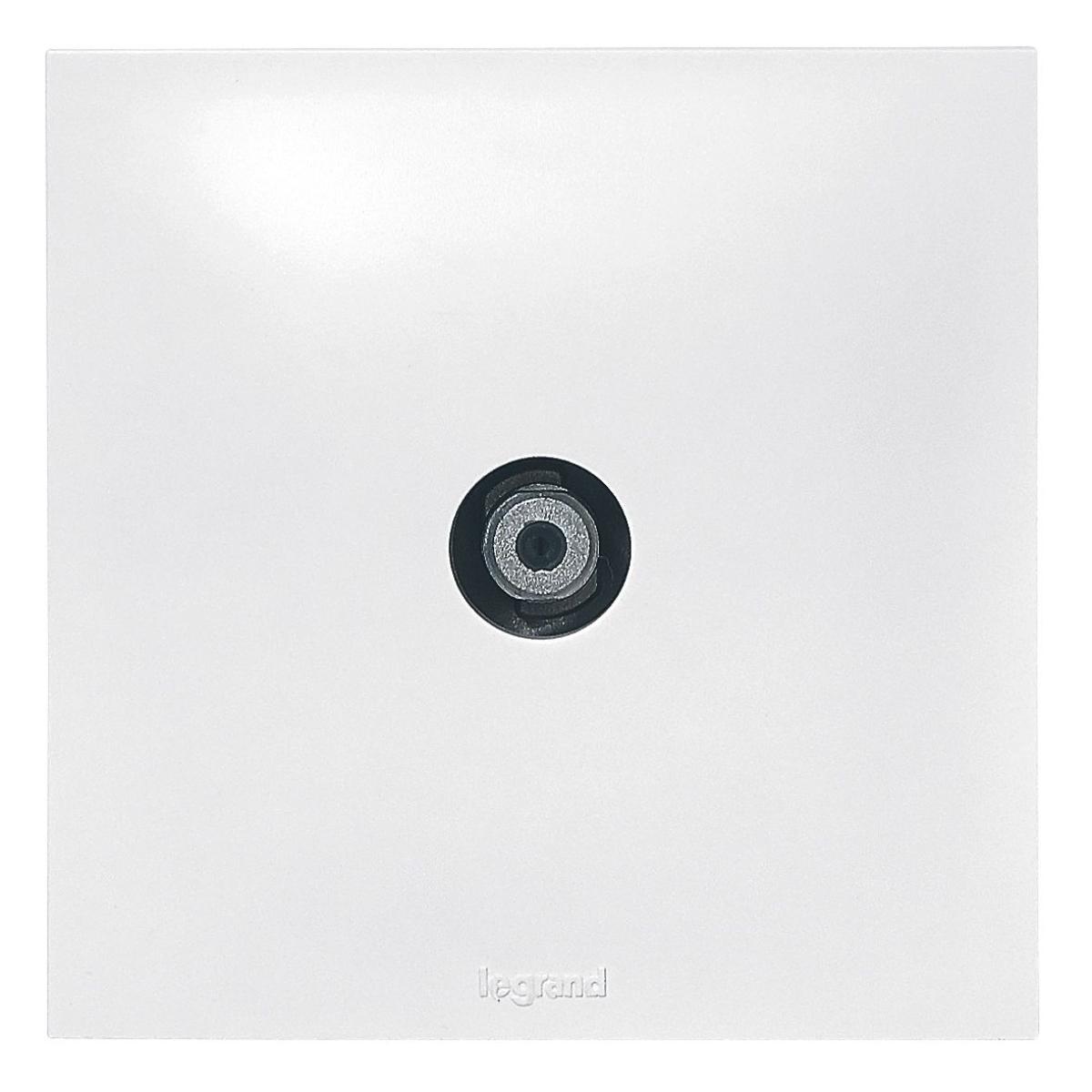 Prise TV Type F complet - Neptune - blanc - Legrand