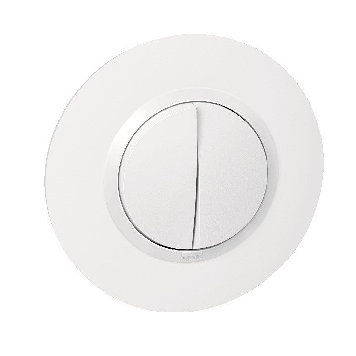 Double interrupteur va et vient 10A complet - Dooxie - blanc - Legrand