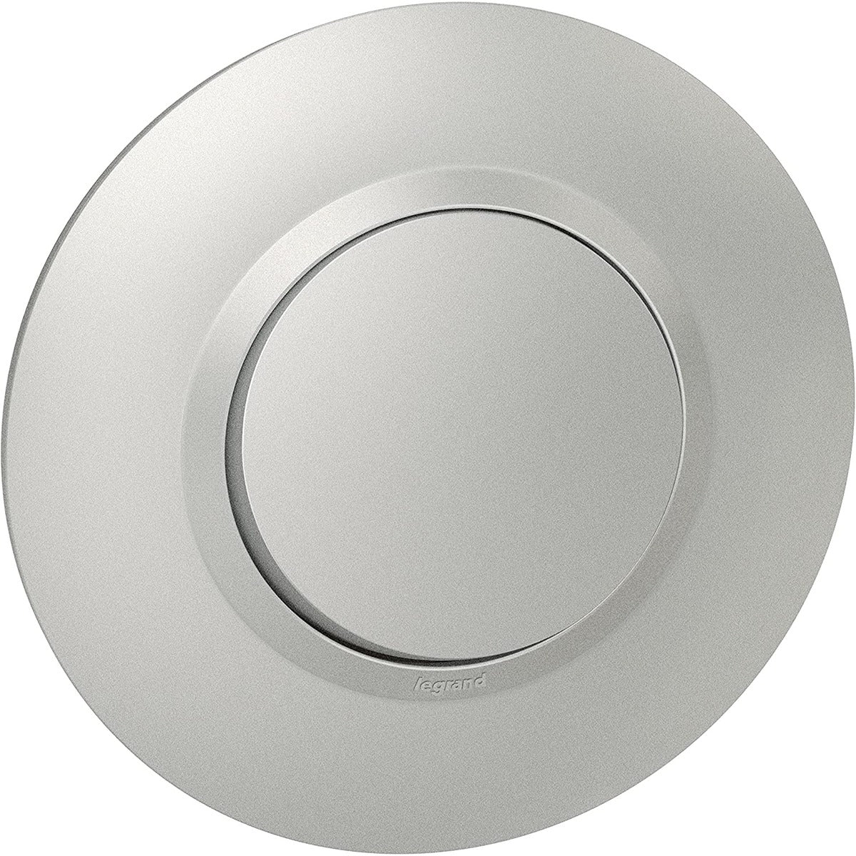 Poussoir simple 6A complet - Dooxie - aluminium - Legrand