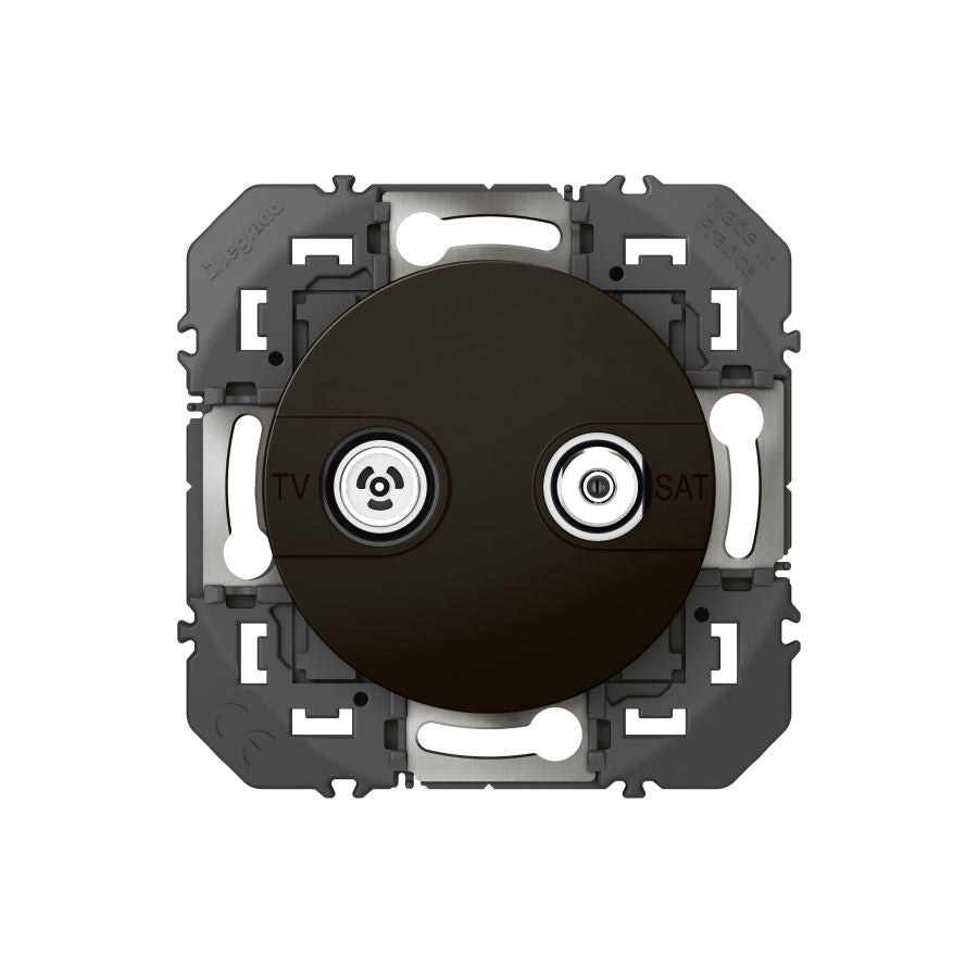 Prise TV-SAT étoile blindée Dooxie - noir - Legrand