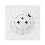 Prise carrée 2P+T 16A complet + USB-C - Dooxie - Legrand