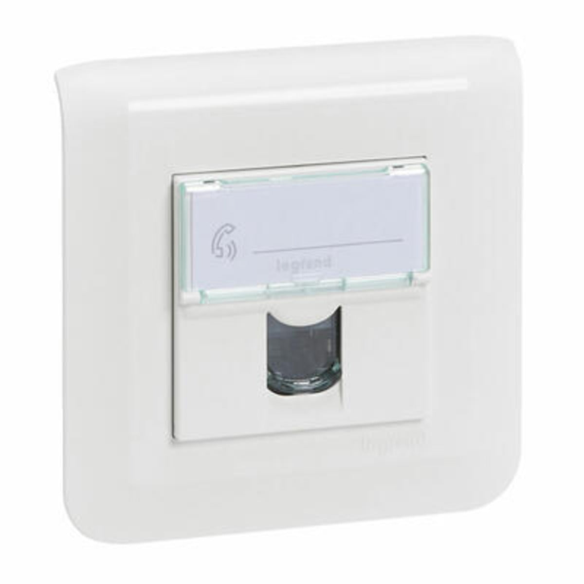 Prise RJ45 CAT 6 à vis complet - Mosaic - blanc - Legrand