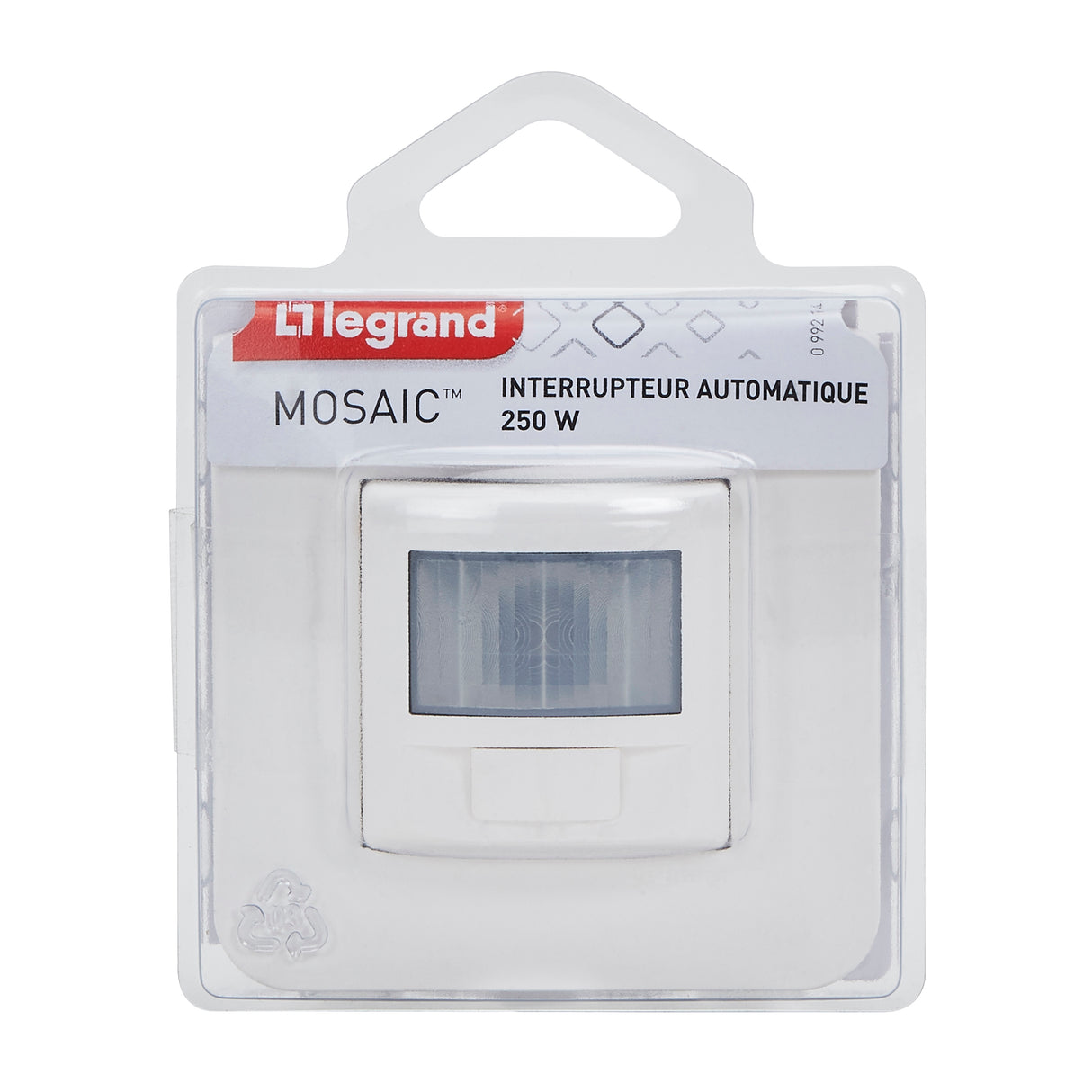 Interrupteur va et vient Easy-Led 10A 1 module complet - Mosaic - blanc - Legrand