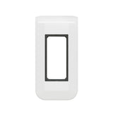 Plaque de finition + support pour 1 module - Mosaic - blanc - Legrand