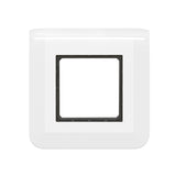 Plaque de finition avec support (griffes) pour 2 modules - Mosaic - blanc - Legrand