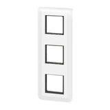 Plaque finition + support 2x2 modules Mosaic - Legrand